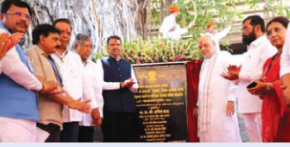 अंबाबाई मंदिर विकास आराखड्याचा शुभारंभ; शहा यांच्या उपस्थितीत काेनशिलेचे अनावरण